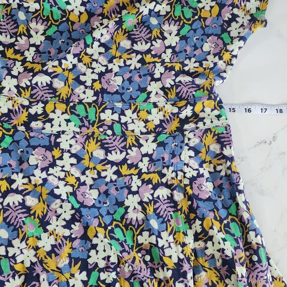 Toad & Co Cue Wrap Road Tripper Wrap Navy Garden Small - Picture 7 of 9